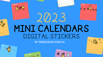 Mini Calendars 2023 | Sunday start